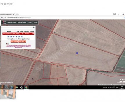 BAŞKAN EMLAKTAN SATILIK YUSUFLAR KÖYÜ 36.735 M2 UYGUN TARLA
